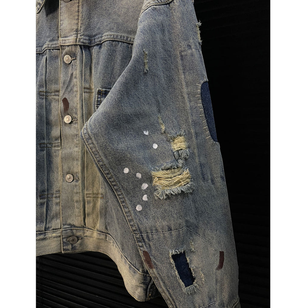 SAINT MICHAEL  Flap Pockets Denim Jacket
