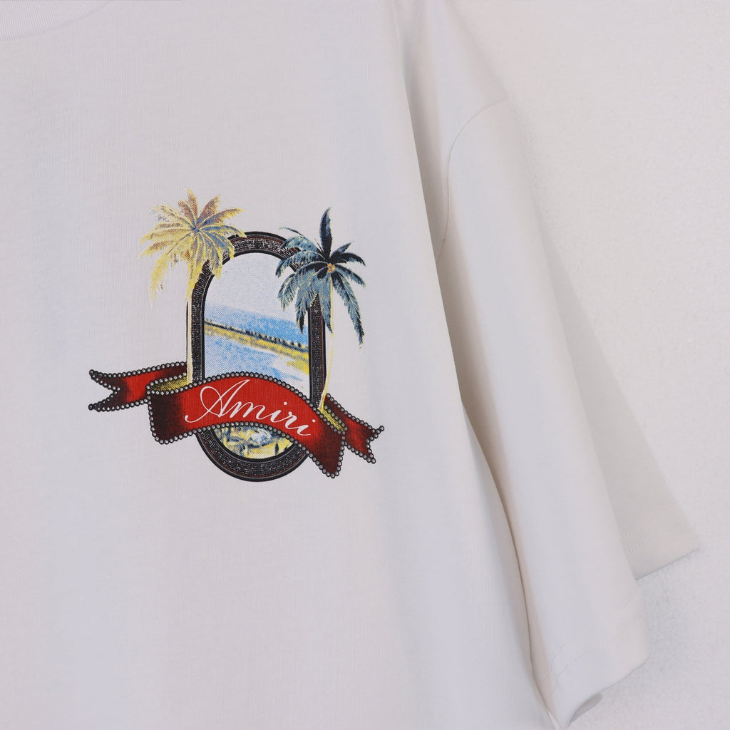 AMIRI MA Paradise Logo-Print Cotton-Jersey T-Shirts
