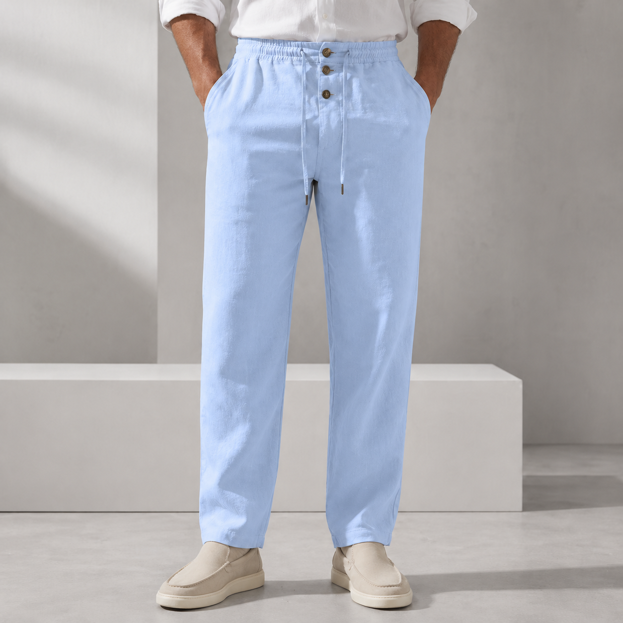 Avani Linen Drawstring Pants