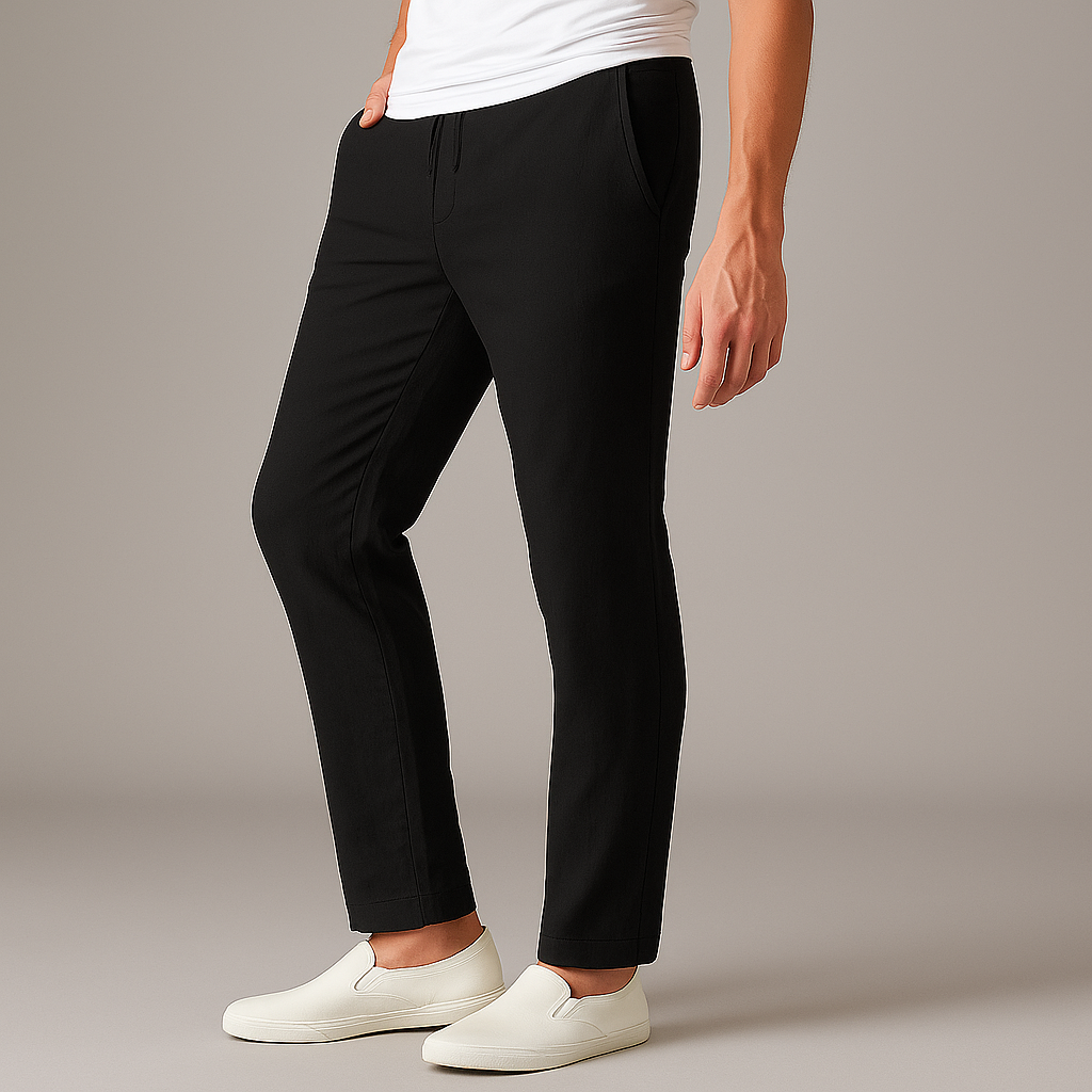 Linen Pants – Men's Drawstring Casual Trousers | Arden