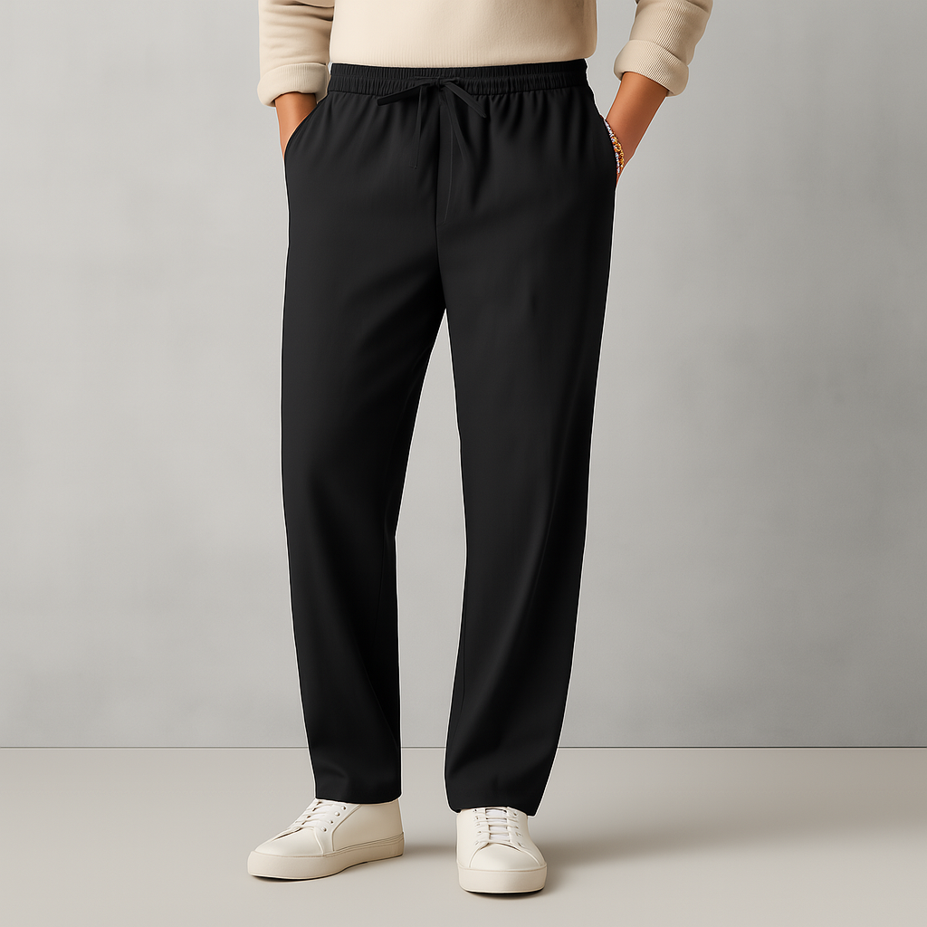 Linen Pants – Men's Drawstring Casual Trousers | Savoni