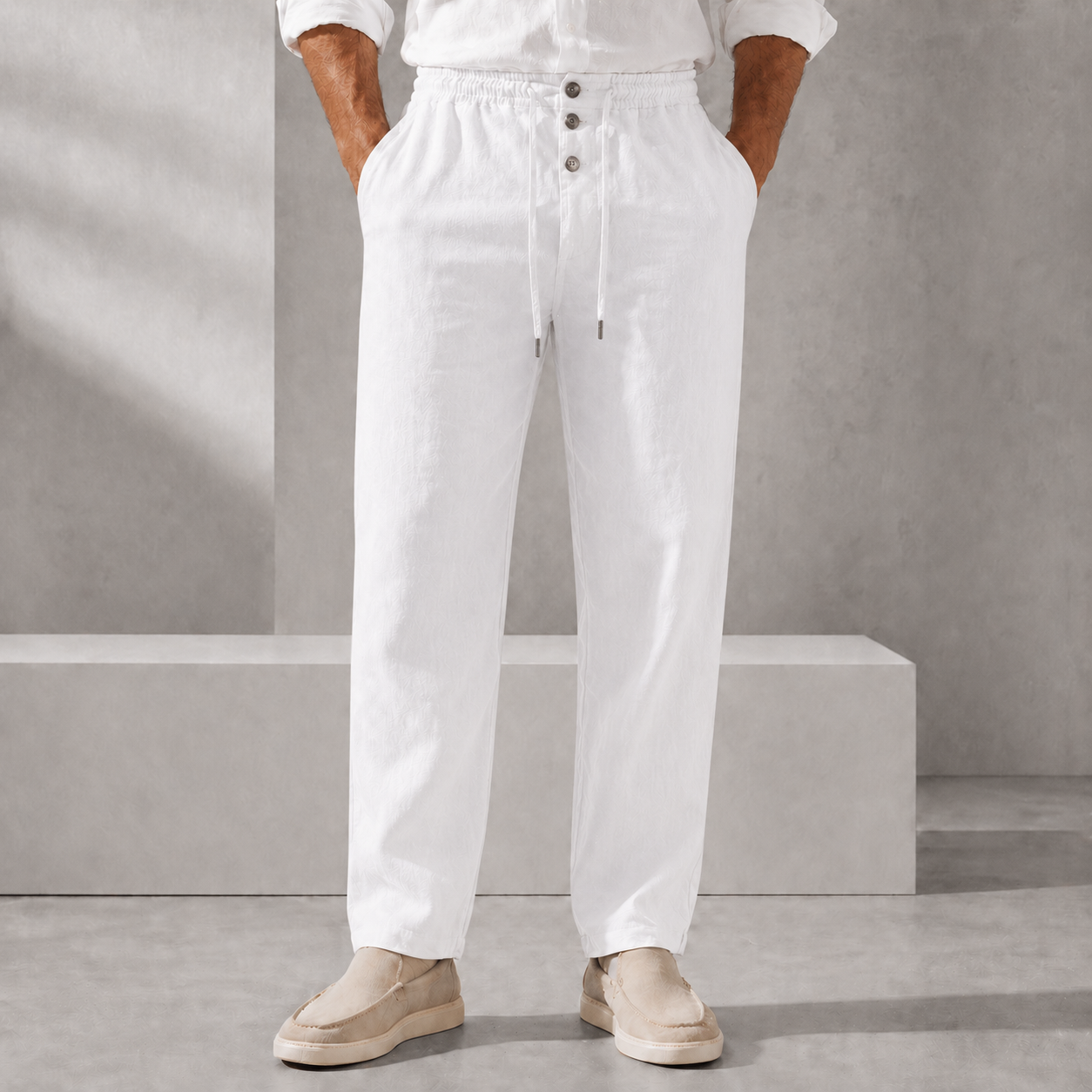 Avani Linen Drawstring Pants
