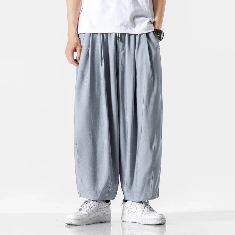 Harem Sweatpants Wide-Leg – Men's Dropped Casual Pants | Jacob