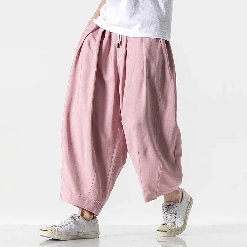 Harem Sweatpants Wide-Leg – Men's Dropped Casual Pants | Jacob