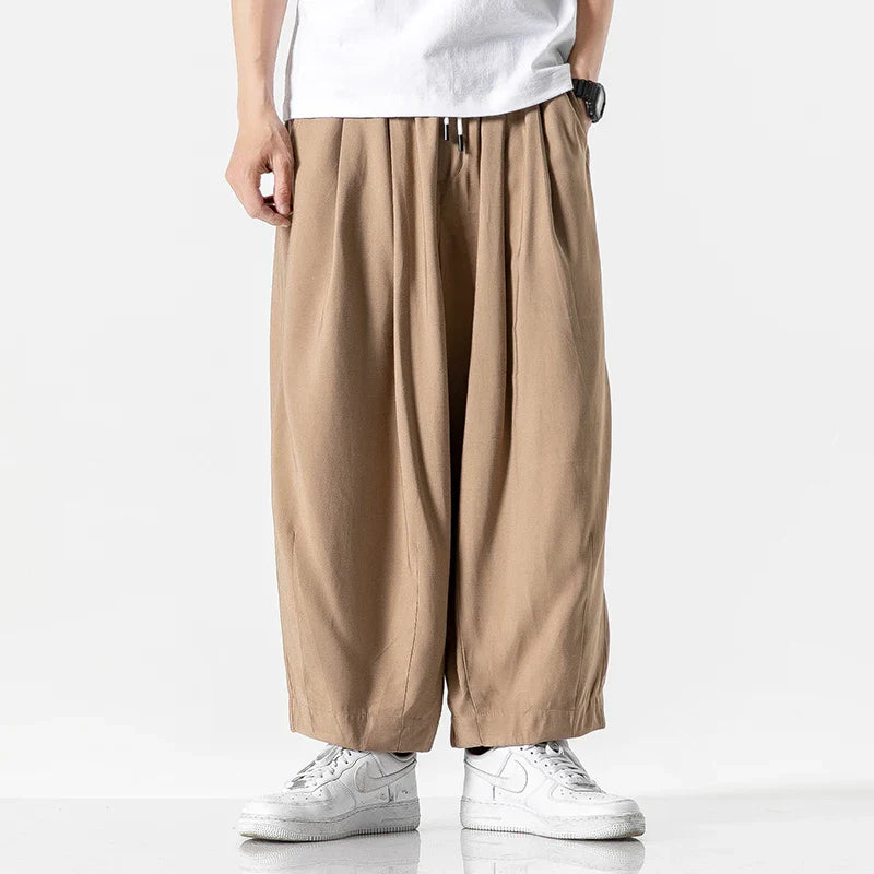 Harem Sweatpants Wide-Leg – Men's Dropped Casual Pants | Jacob