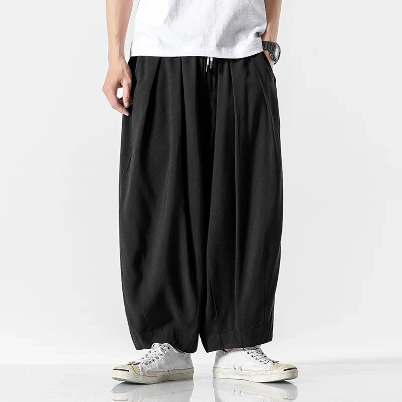 Harem Sweatpants Wide-Leg – Men's Dropped Casual Pants | Jacob