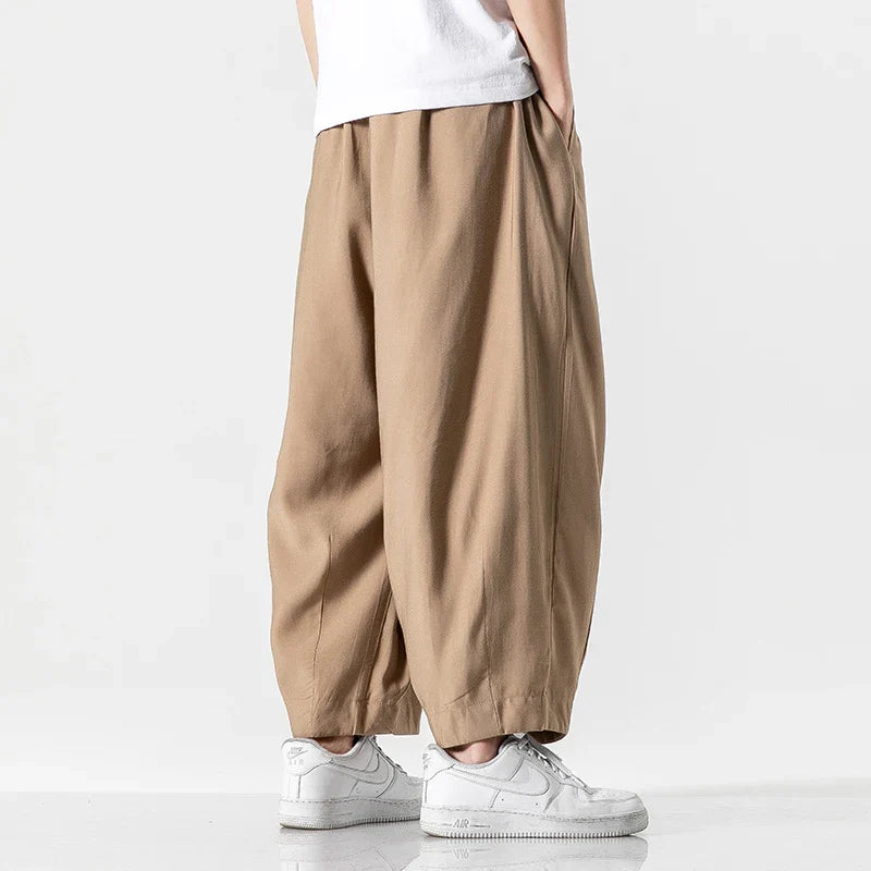 Harem Sweatpants Wide-Leg – Men's Dropped Casual Pants | Jacob