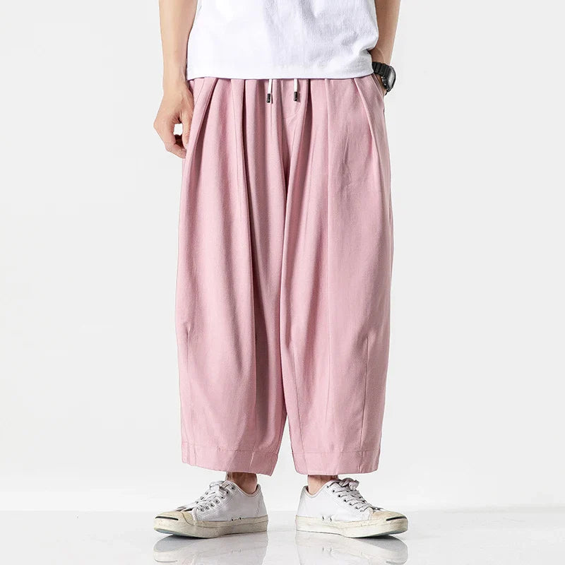 Harem Sweatpants Wide-Leg – Men's Dropped Casual Pants | Jacob
