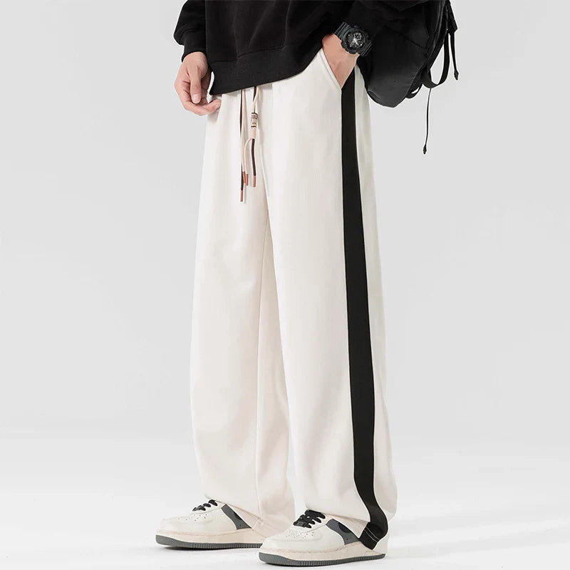 Wide-Leg Sweatpants Side Stripe – Men's Relaxed Fit Joggers | Arden