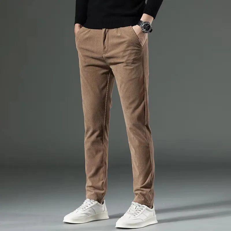 Slim Fit Chino Pants – Men's Tapered Dress Trousers | Verano