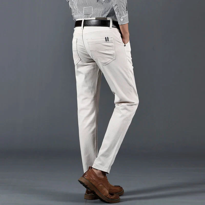 Slim Fit Trousers – Men's Cotton Dress Pants | Savoni
