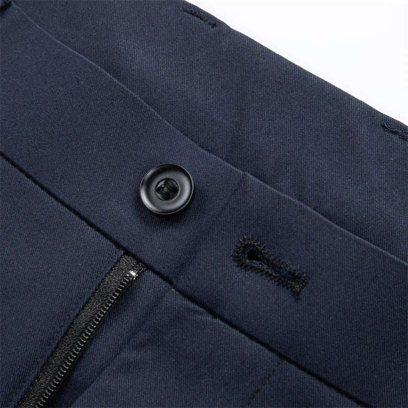 Men's Slim-Fit Cotton Trousers | Savoni