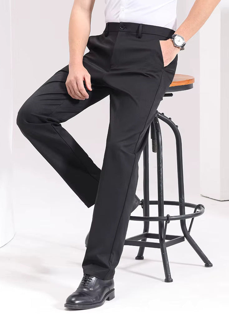 Men's Slim-Fit Cotton Trousers | Savoni