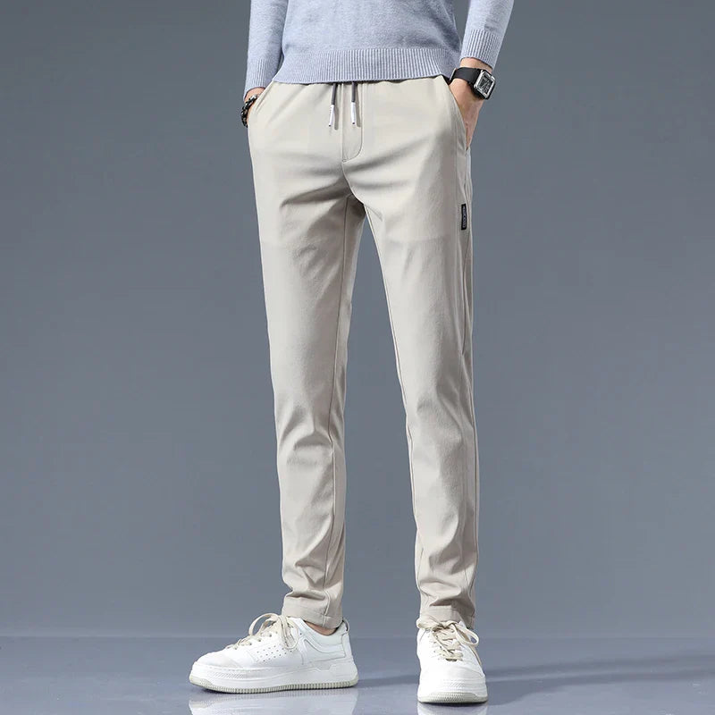 Savoni Slim Fit Cotton Pants