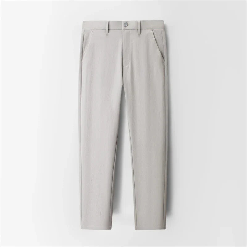 Men's Slim-Fit Cotton Trousers | Savoni