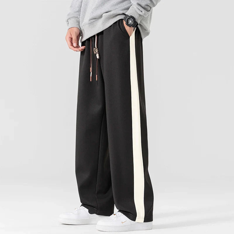 Wide-Leg Sweatpants Side Stripe – Men's Relaxed Fit Joggers | Arden