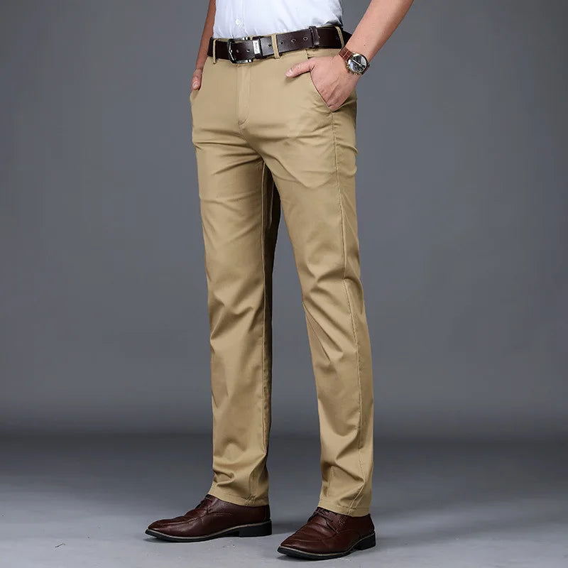 Slim Fit Dress Pants – Men's Straight Leg Trousers | Harrison