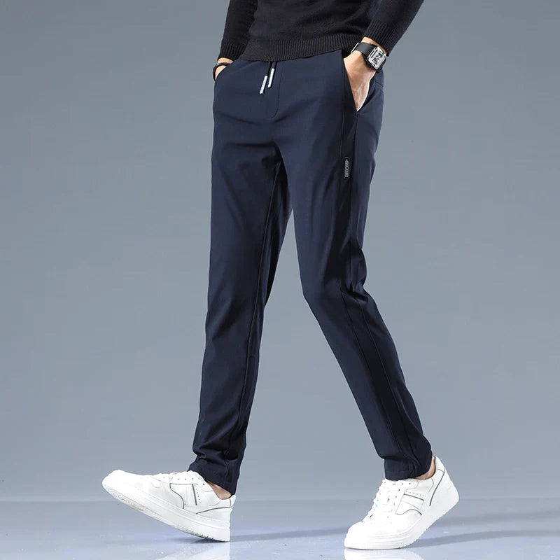 Savoni Slim Fit Cotton Pants