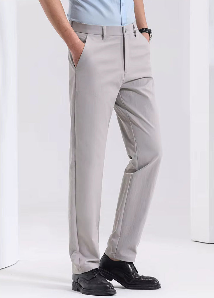 Men's Slim-Fit Cotton Trousers | Savoni