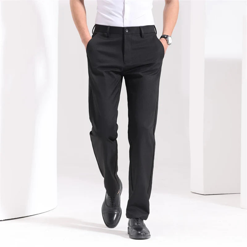 Men's Slim-Fit Cotton Trousers | Savoni