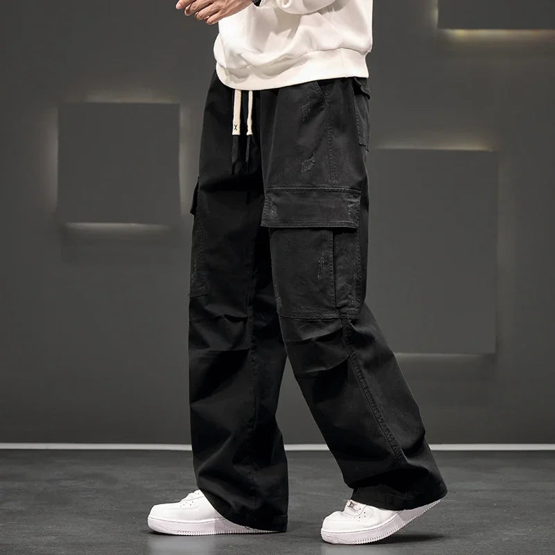 Cargo Pants Wide-Leg – Men's Relaxed Fit Streetwear | Langston
