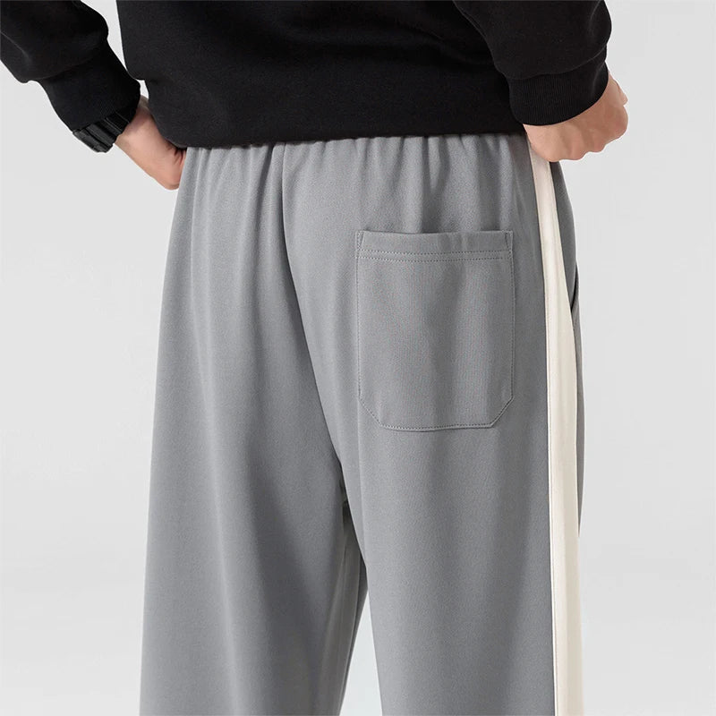 Wide-Leg Sweatpants Side Stripe – Men's Relaxed Fit Joggers | Arden