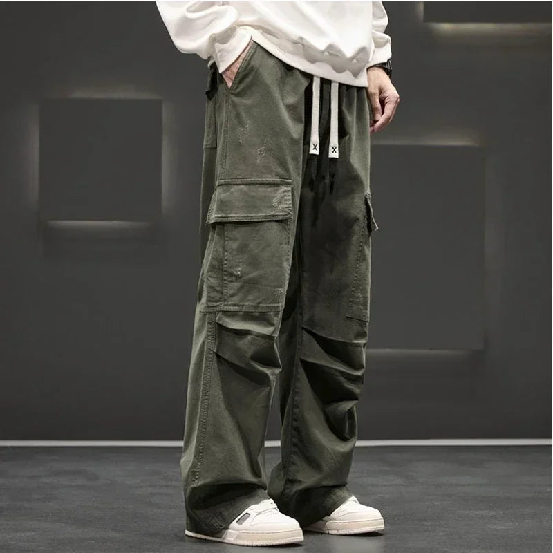 Cargo Pants Wide-Leg – Men's Relaxed Fit Streetwear | Langston