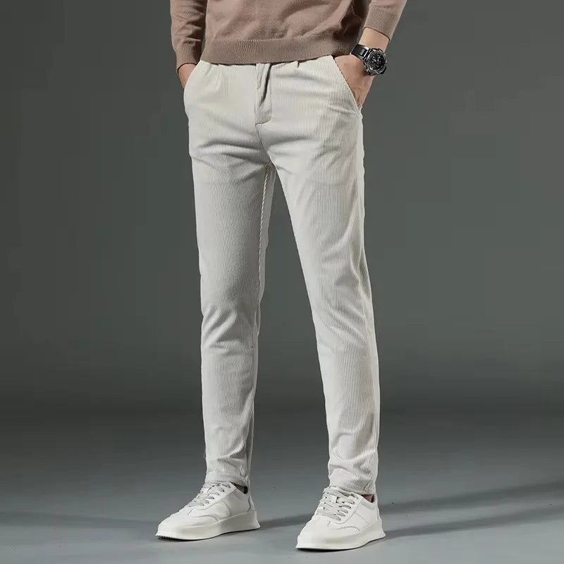 Slim Fit Chino Pants – Men's Tapered Dress Trousers | Verano