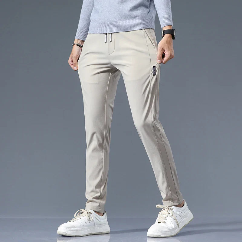 Savoni Slim Fit Cotton Pants