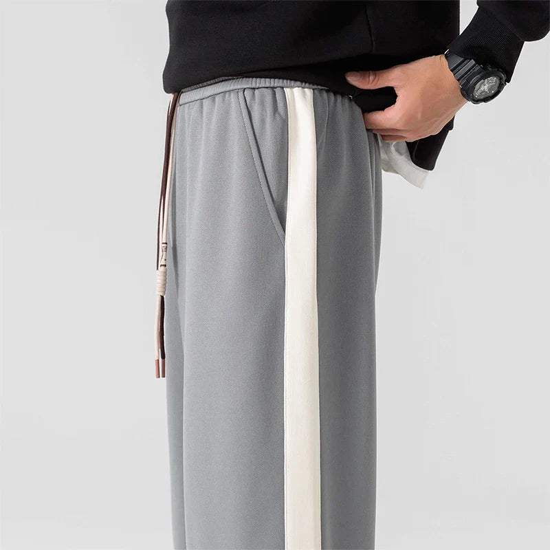 Wide-Leg Sweatpants Side Stripe – Men's Relaxed Fit Joggers | Arden