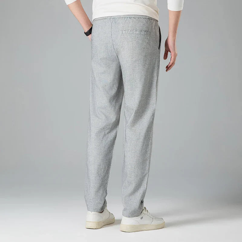 Men's Linen Trousers with Drawstring | Arden