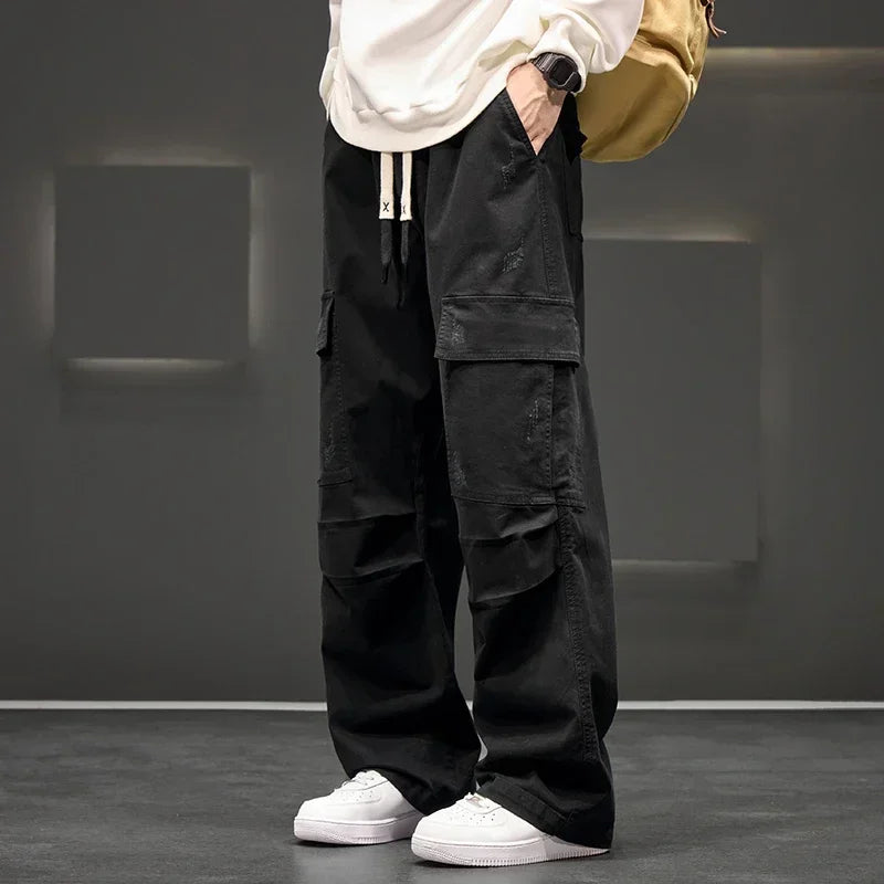 Cargo Pants Wide-Leg – Men's Relaxed Fit Streetwear | Langston